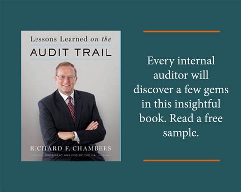 lessons learned on the audit trail ebook english edition Reader